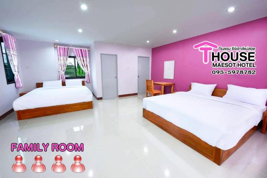 Hotel T. House Mae Sot Esterno foto